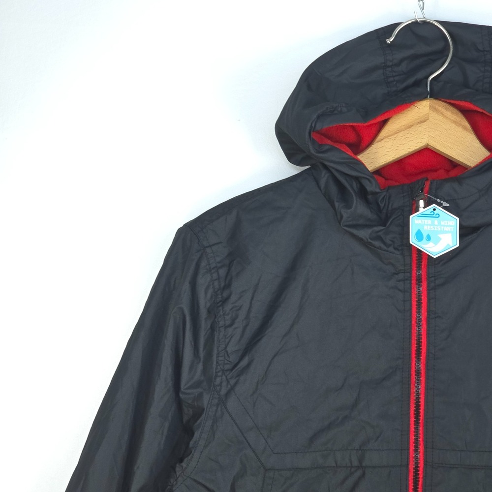 Whales Tail Hooded Winter Coat Boys Medium Gorpcore Outdoor Cozycore Kidcore NEW - Picture 2 of 16